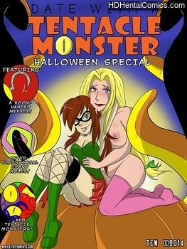 Porn Comics - A Date With A Tentacle Monster Halloween Special Porn Comics