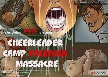 Porn Comics - Cheerleader Camp Facefuck Massacre free hentai Comic