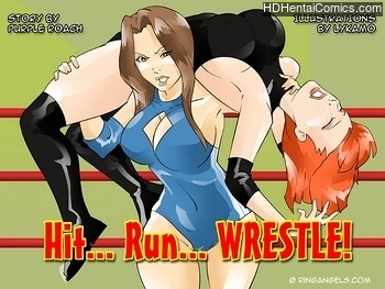 Porn Comics - Hit Run Wrestle sex comic