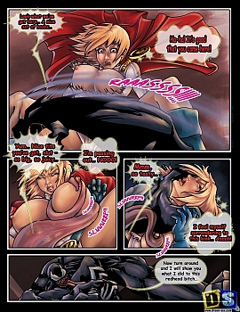power-girl-vs-venom009 free hentai comics